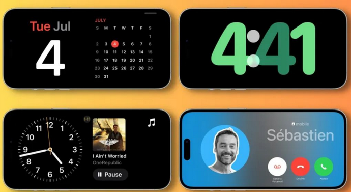 连平苹果手机维修分享iOS17横屏充电待机显示有什么好处 