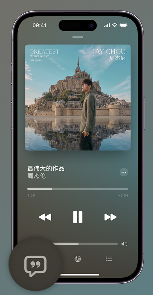 连平iphone维修分享如何在iPhone上使用Apple Music全新唱歌功能 