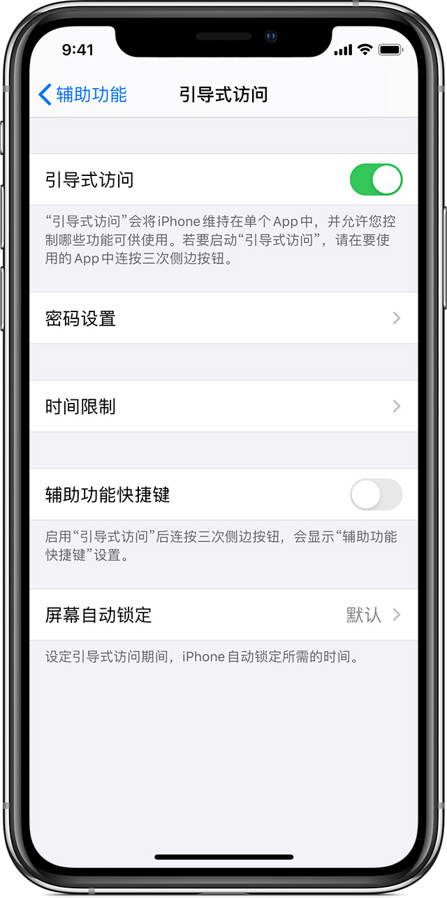 连平苹果手机维修分享如何在 iPhone 上退出引导式访问 