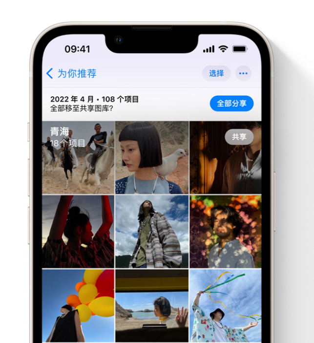 连平苹果维修网点分享在 iPhone 上使用共享图库 