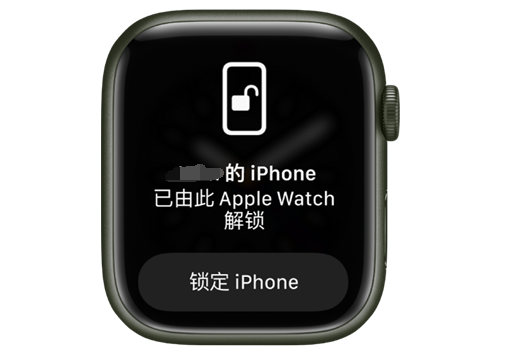 连平苹果手机维修分享用 AppleWatch 解锁配备面容 ID 的 iPhone方法 