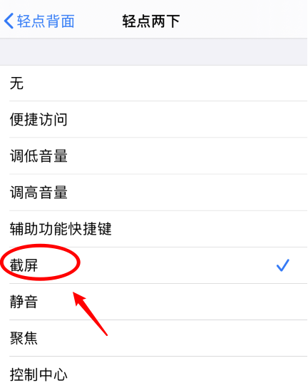 连平苹果手机维修分享iPhone12如何启用双击截屏 